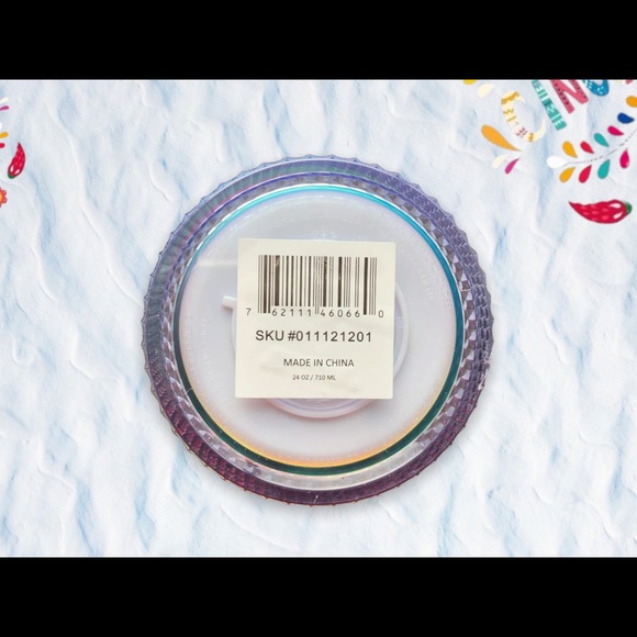 🌈NEW Starbucks Mexico Piñata Striped Rainbow Studded Tumbler 🌈 - Picture 9 of 10